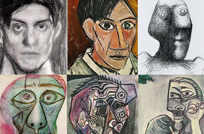 Picasso-self-portraits-photos