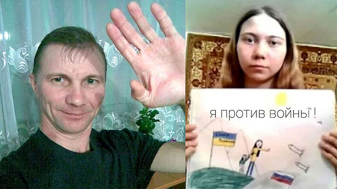 Russian Man Arrested for Daughter's Anti-War Drawing - The Moscow Times