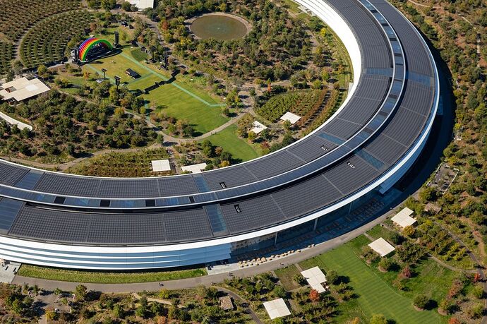 Aerial Views Of Silicon Valley Housing And Tech Campuses