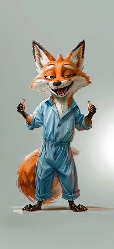 netiten_A_lovely_fox_is_wearing_light_blue_short_sleeves_and_tr_d61f391a-3730-4d98-9182-920d12fa21d5.jpg