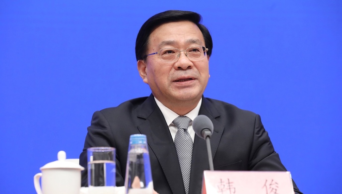 新任安徽書記韓俊。