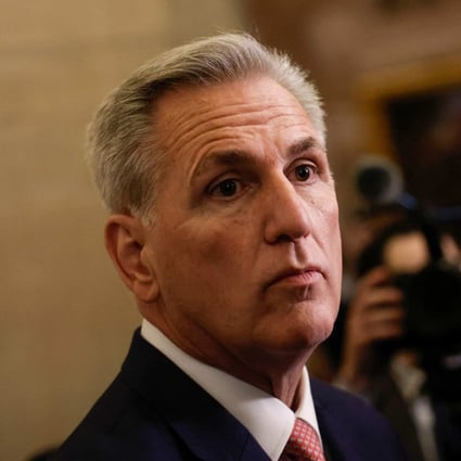 US House Speaker Kevin McCarthy has been in discussions where and when to meet with Taiwanese President Tsai Ing-wen. Photo: Getty Images via AFP